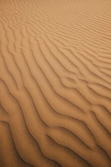 Photo art by Christian Hartmann: patterns in the desert sand of the Sahara