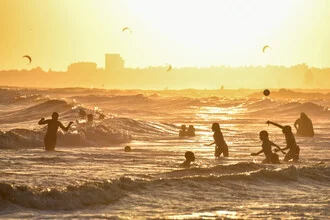 Photo art by Thomas Heinze: relaxed summer evening at the beach in Brazil