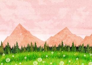 Katherine Blower, Pink Mountains