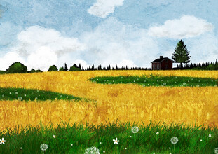 Katherine Blower, Golden Fields