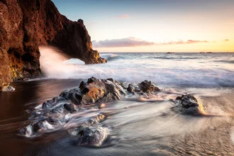Photo art by Christoph Schaarschmidt: gentle waves at La Zamora beach