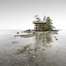 Photo art by Ronny Behnert: serene view of Bentenjima Island in Japan
