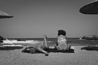 Photo art by Theresa Breuer: relaxing beach vacation in Greece