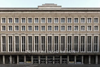 Photo art by Theresa Breuer: view of the former Tempelhof Airport in Berlin.