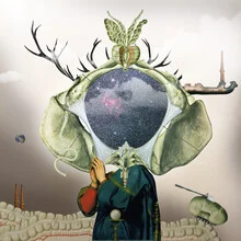 Illustration von Marko Köppe: surrealer Traum mit geheimnisvollem Monster