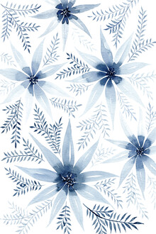 Cristina Chivu, Winter Flowers | Watercolour Painting