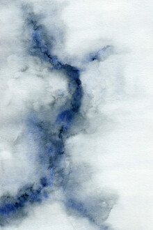 Cristina Chivu, Ice Cracking | Watercolour Painting