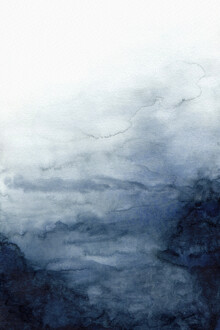 Cristina Chivu, Indigo Abstract Painting | No.2