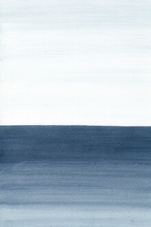 Cristina Chivu, Ocean Watercolor Painting No.1
