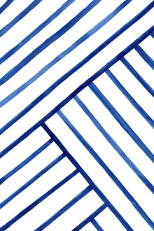 Cristina Chivu, Watercolor Lines Pattern