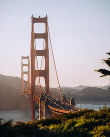 Golden Gate Bridge while sunset - Fineart photography by André Alexander