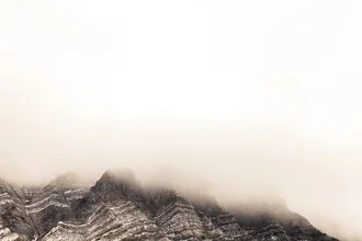 Photo art by Sebastian Worm: clouds over mountains in Norway