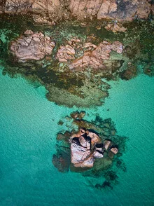 Photo art by Sandflypictures - Thomas Enzler: tranquil coastal landscape in turquoise