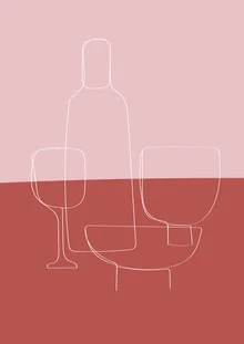 Illustration by Frankie Kerr-Dineen: relaxed scene in soft pastel colors