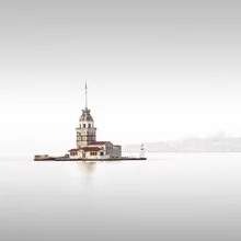 Photo art by Ronny Behnert: Kiz Kulesi in Istanbul, soft colors by the Bosphorus