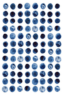 Cristina Chivu, Blueberries | Watercolor Painting