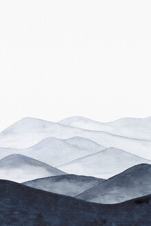 Cristina Chivu, Mountains Landscape | Watercolor Painting