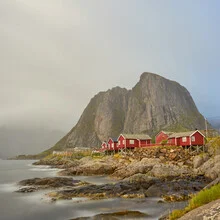 Photo art by Lars Almeroth: serene coastal landscape in Norway