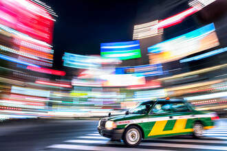 Jan Becke, Tokyo taxi at night