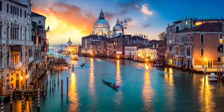 Jan Becke, Canal Grande in Venedig Italien - Italien, Europa)