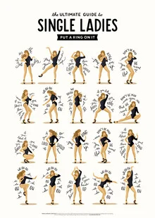 Illustration by Draw Me A Song - Reviews: stylish depiction of dancers.