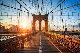 Jan Becke, Brooklyn Bridge in New York City