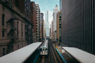 Städtische Fotokunst von Roman Becker: Chicago mit urbaner Atmosphäre