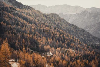 Beautiful photo art: Road trip through the autumn Alps of Slovenia