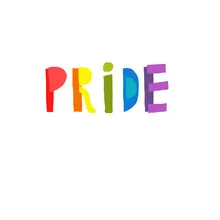 Wall art by Ezra W. Smith: vibrant rainbow colors radiating joy and pride