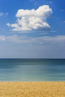 Photo art by Franzel Drepper: gentle clouds over the ocean in Thailand