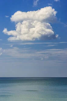 Photo art by Franzel Drepper: tranquil water landscape with clouds and sky