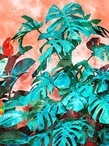Uma Gokhale, Monstera in My Backyard