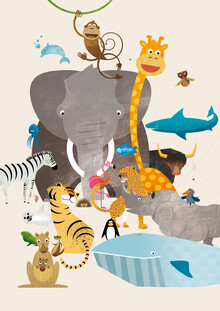 Pia Kolle, Kinderzimmer-Tiere – Illustration für Kinder (Deutschland, Europa)