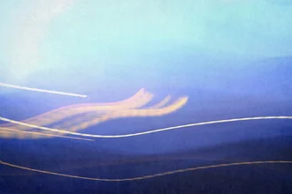 Photo art by Steffi Louis: gentle snow landscape with warm lights