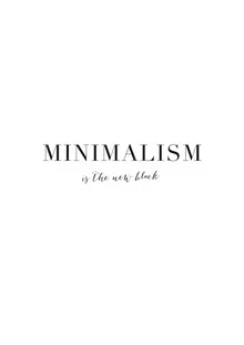 Minimalist wall art by Christina Ernst in black and white style