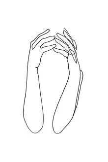 Illustration by Julia Hariri: abstract line drawing of a person