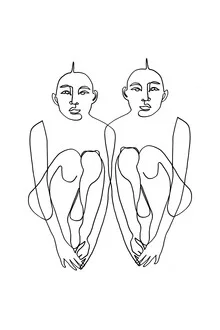 Zwillinge - fotokunst von Julia Hariri