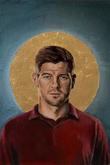 Steven Gerrard - fotokunst von David Diehl