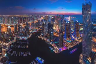 Jean Claude Castor, Dubai Marina Skyline - United Arab Emirates, Asia)
