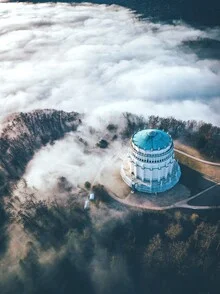 Photo art by Thomas Müller: mystical foggy landscape in Bavaria