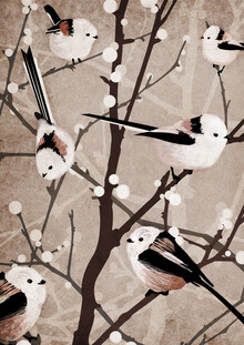 Katherine Blower, Long Tailed Tit Birds