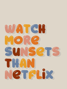 Ania Więcław, watch more sunsets than netflix