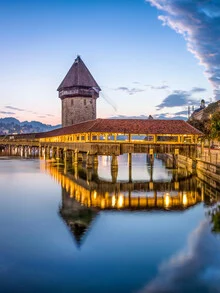 Kapellbrücke in Lucerne - Fineart photography by Jan Becke