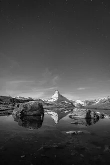 Matterhorn at night - Fineart photography by Jan Becke