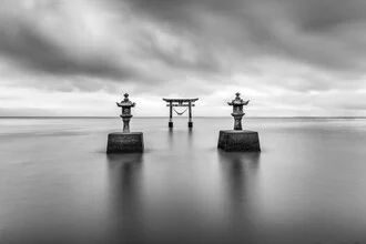 Torii of the Einoo Tsurugi shrine - Fineart photography by Jan Becke