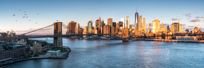 Jan Becke, Brooklyn Bridge in New York City (United States, North America)