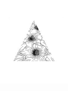 Christina Wolff, Mantike Blumen Dreieck