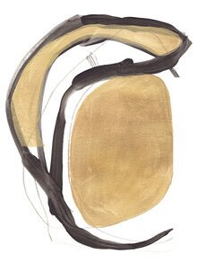 Dan Hobday, Gold Abstract