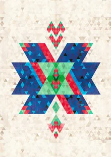 Illustration by Pia Kolle: geometric shapes in soft colors
