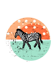Pia Kolle, Zebra im Sonnenuntergang (Deutschland, Europa)